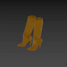 Fashion Long Boots For Women 3d model