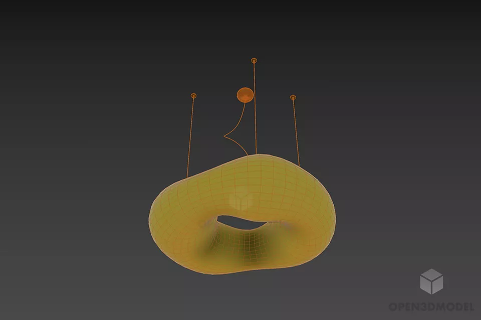Art Decor Pendant Lamp Artemid, Modern Lamp 3d model 3