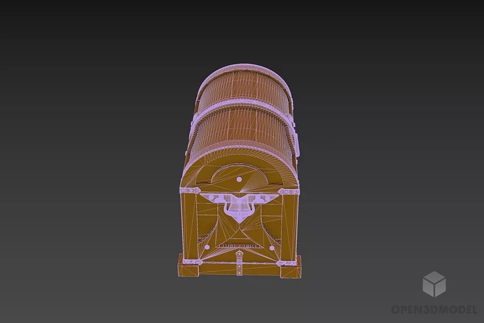 Pirate Chest 3d model 3