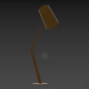 Foldable Torchere Lamp 3d model