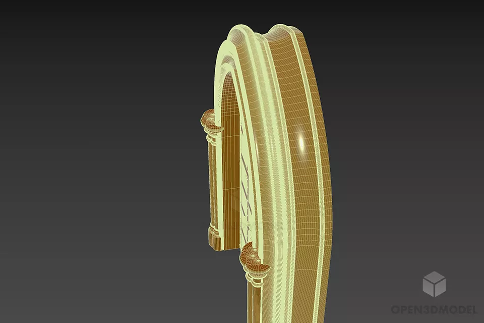 Muslim Temple Entrance Door 3d model 2