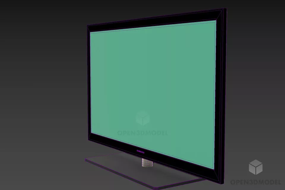 Modern Samsung Tv Led 3d model 2