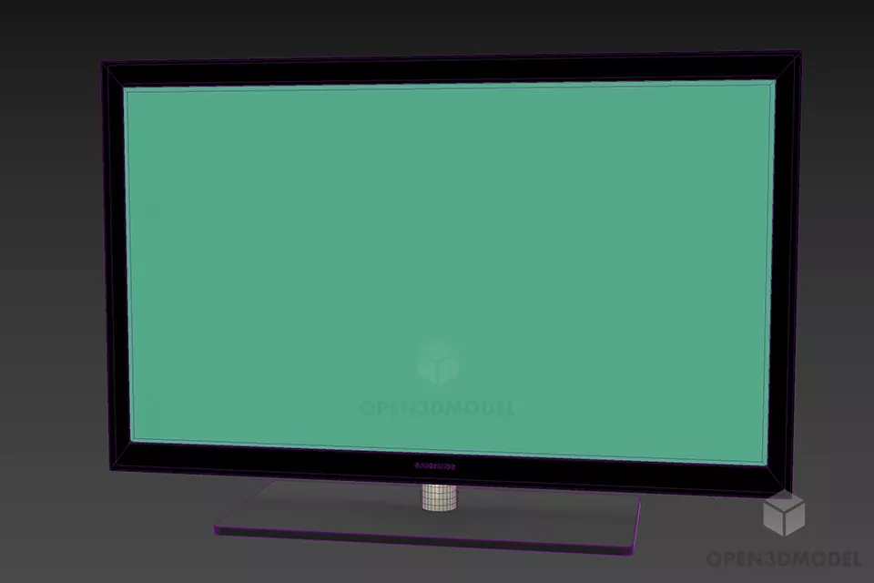Modern Samsung Tv Led 3d model 3