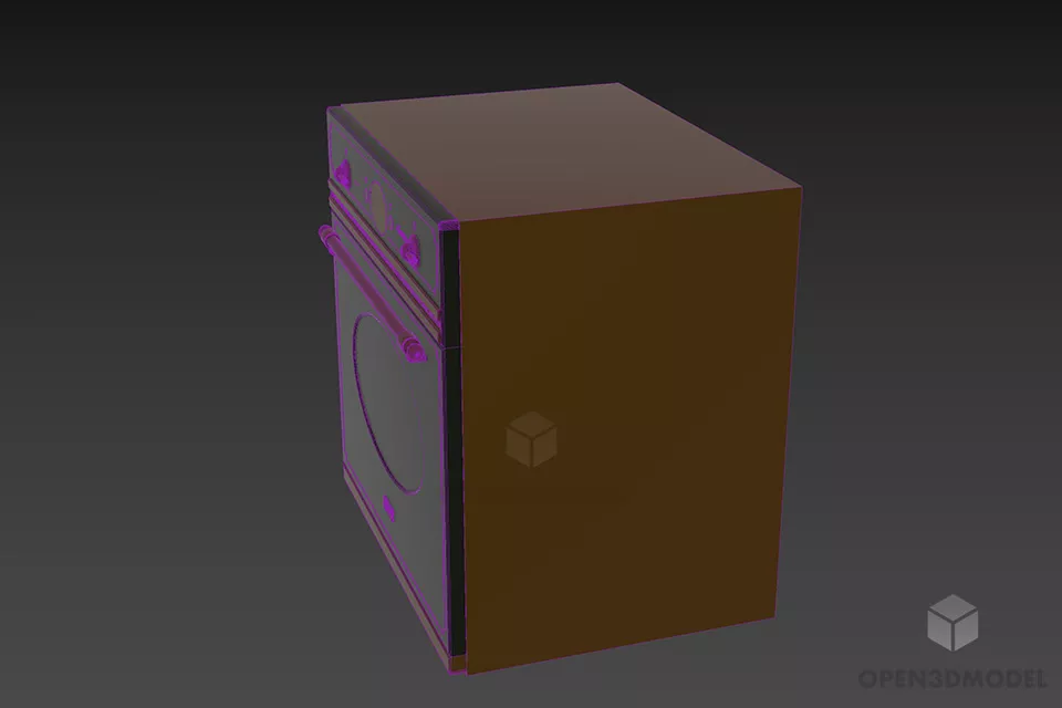 Kitchen Oven Ilve 3d model 2