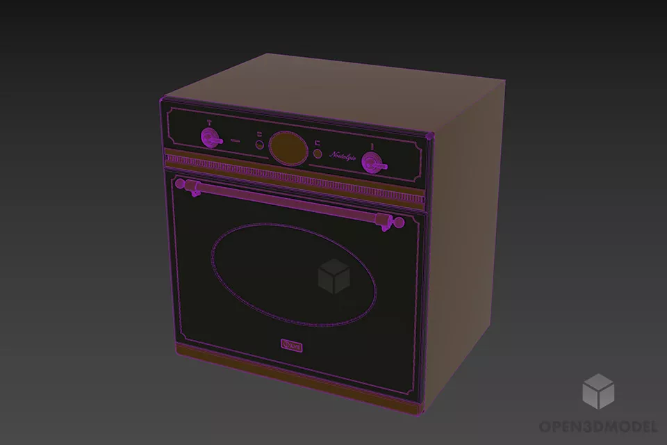 Kitchen Oven Ilve 3d model 3