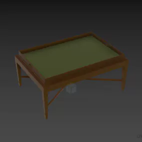 Rectangular Coffee Table Barry 3d model
