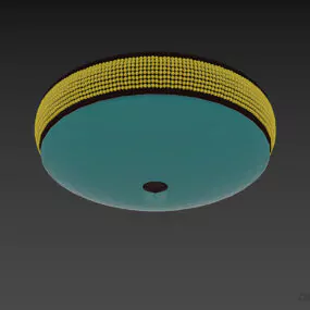 Circle Ceiling Lamp For Balcony 3d model