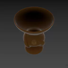 Stone Vase For Garden Decoration 3d model