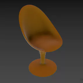 Bar Chair Magis With Silver Leg 3d model