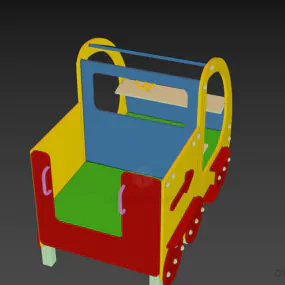 Playground Kid Truck Lego 3d model