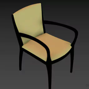 Restaurant Armchair Bernhard 3d model