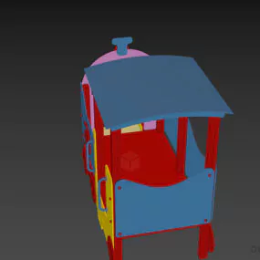 Playground Cart Vehicle 3d model