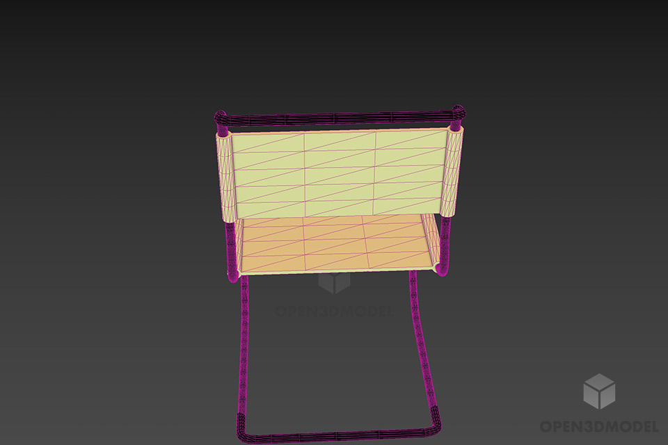 Cantilever Chair 3d model 3
