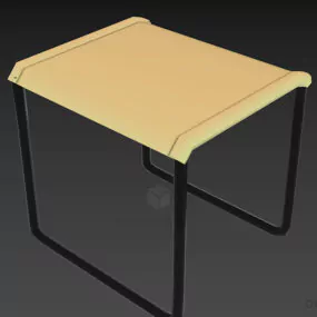Simple Foldable Seat 3d model