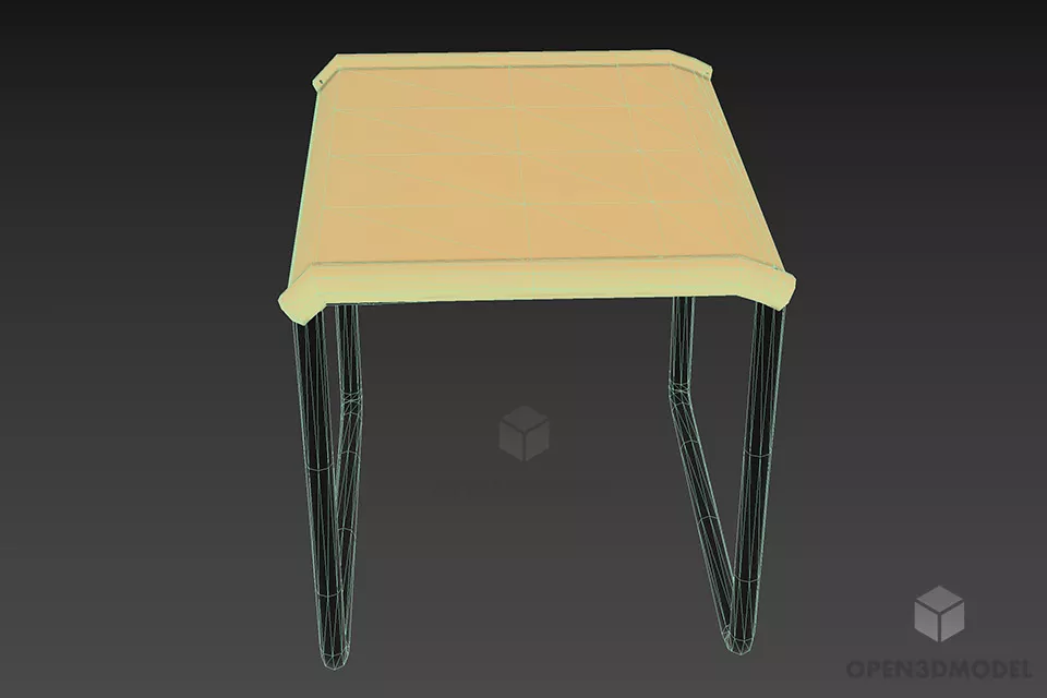 Simple Foldable Seat 3d model 3