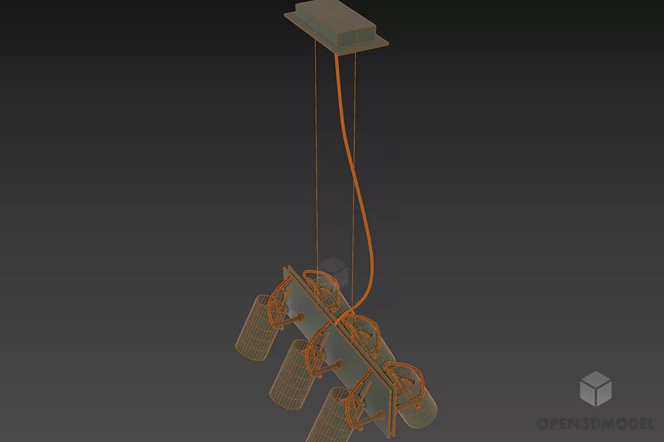 Ceiling Spot Light Prestig 3d model 3 Ceiling Spot Light Prestig 3d model 3