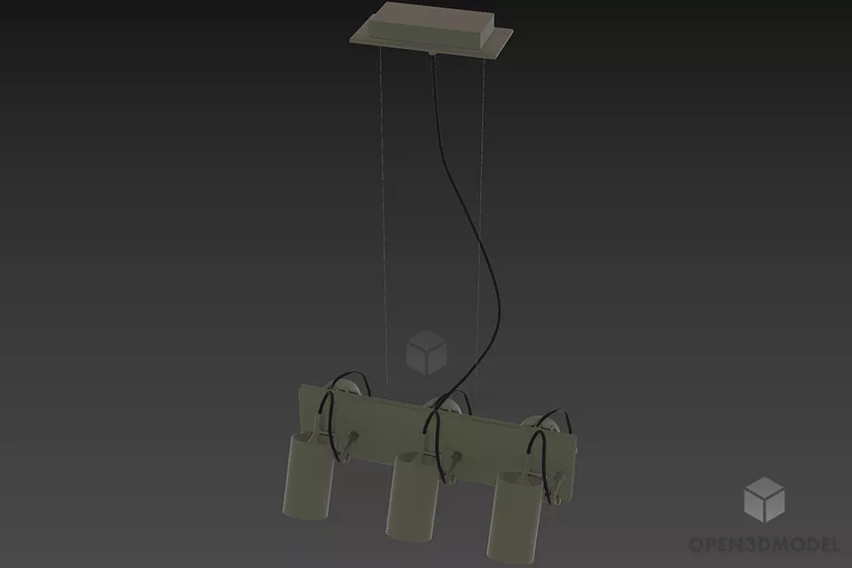 Ceiling Spot Light Prestig 3d model Ceiling Spot Light Prestig 3d model