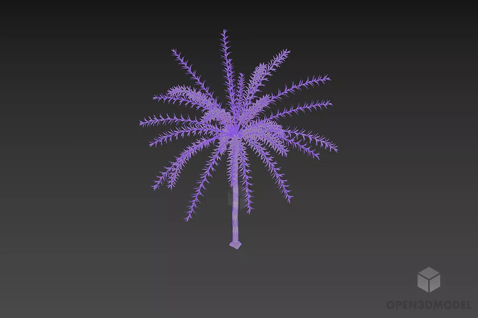 Tree Hakuro Nishiki Flamingo Willow Plant 3d model 3 Tree Hakuro Nishiki Flamingo Willow Plant 3d model 3