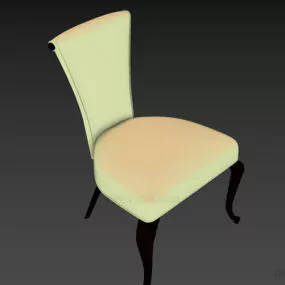 Curved Leg Chair 3d model
