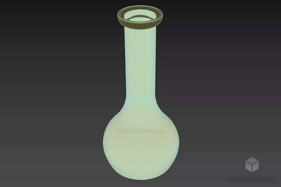 Modernism Kitchen Vent Drop Water Shape 3d model 2