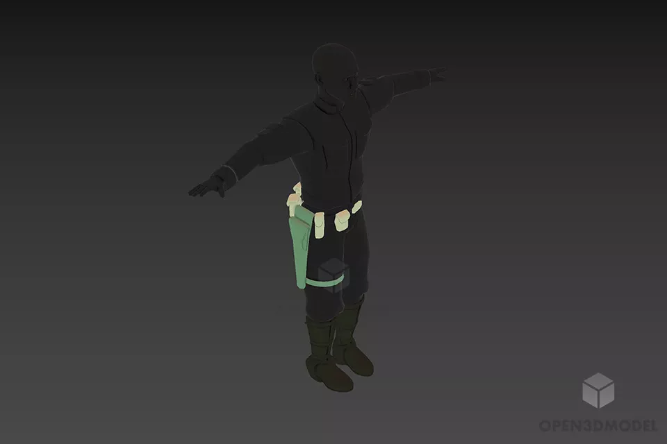 Luke Star Wars Soldier Character 3d model