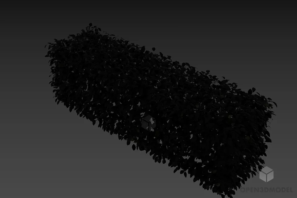 Bush Module 3d model