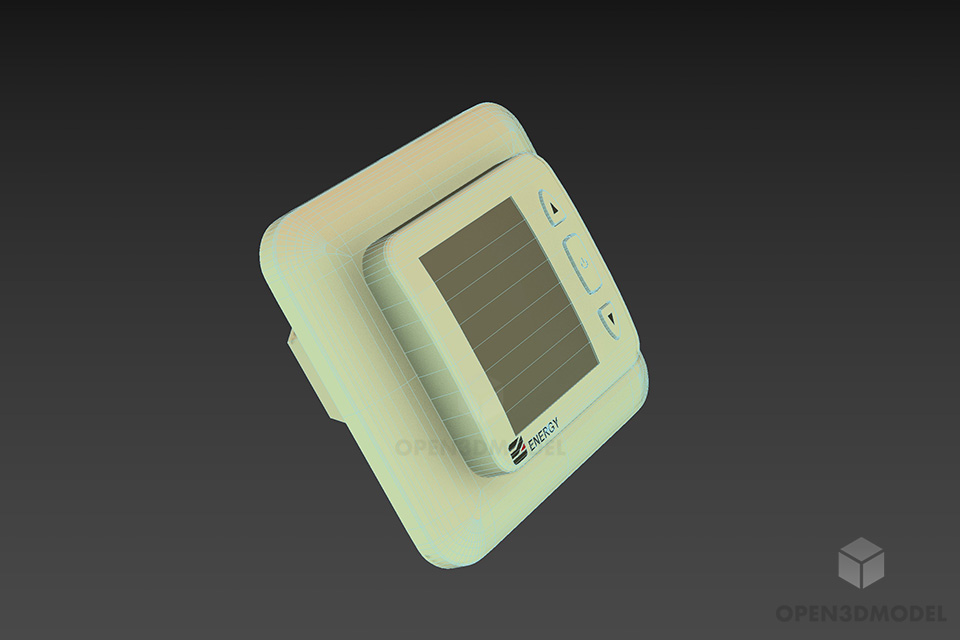 Thermoregulator For Home 3d model 3