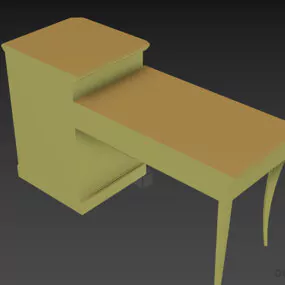 Vintage Table Extend 3d model