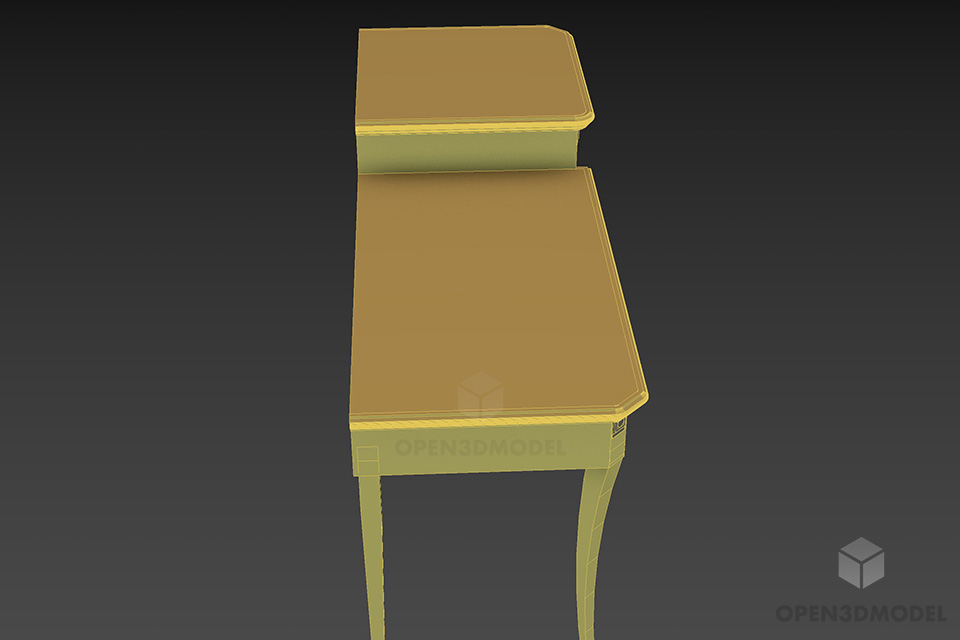 Vintage Table Extend 3d model 3