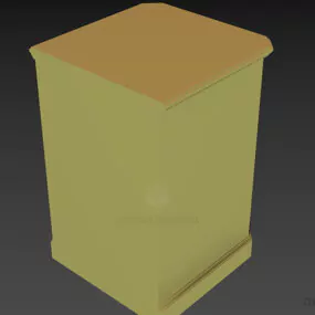 Working Locker Uni Style 3d model
