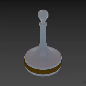 Glass Carafe Jar 3d model