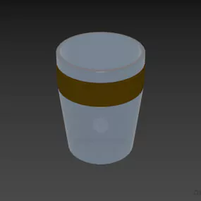 Luxury Glass Cup 3d model