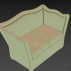Vintage Sofa Beniy 3d model