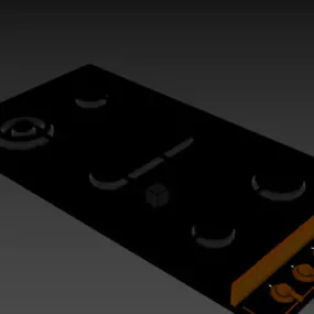 Silver Shade Torchere Lamp For Bedroom 3d model