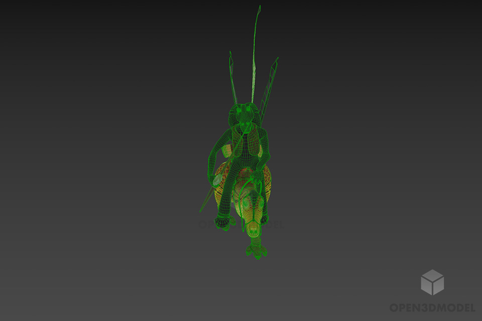 Star Wars Creature Character Riding On Dinosaur 3d model 3