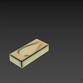 Modern Sink Spoon Water Shape 3d model