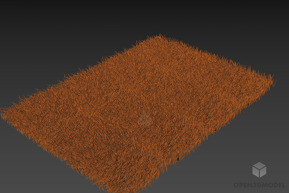 Nature Grass Modular 3d model 2