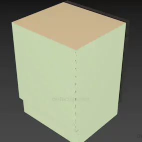 Kitchen Washing Machine White 3d model