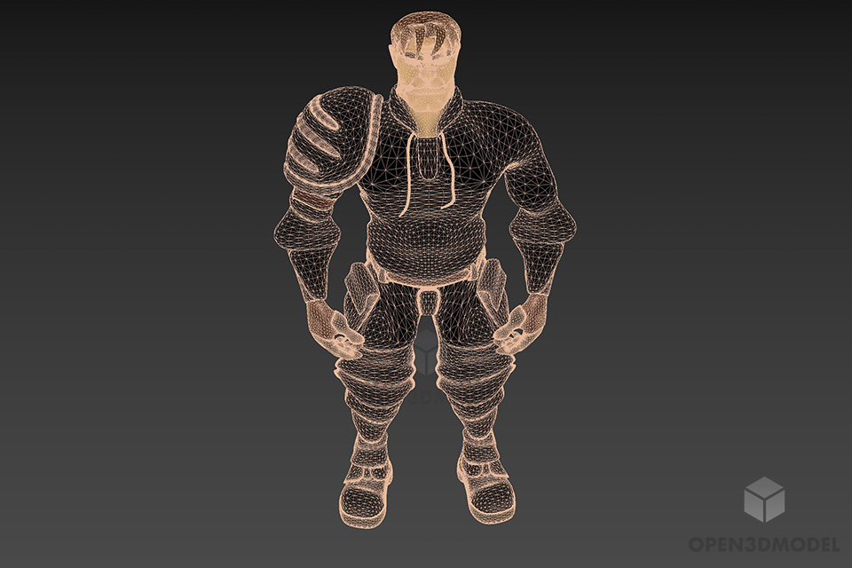 Star Wars Man Warrior 3d model 3