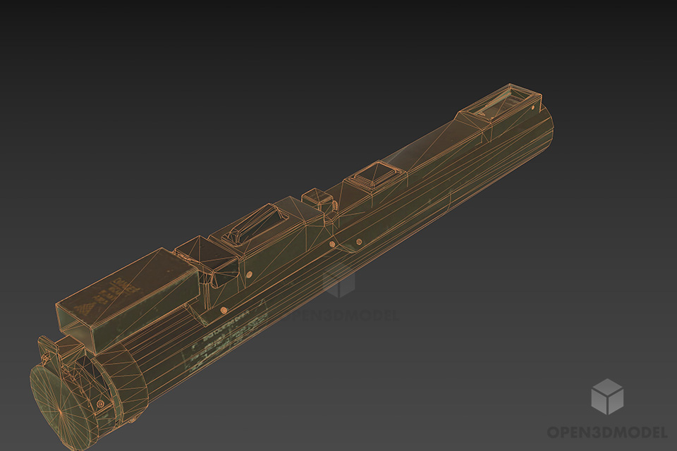 Ww2 Rocket Launcher 3d model 2