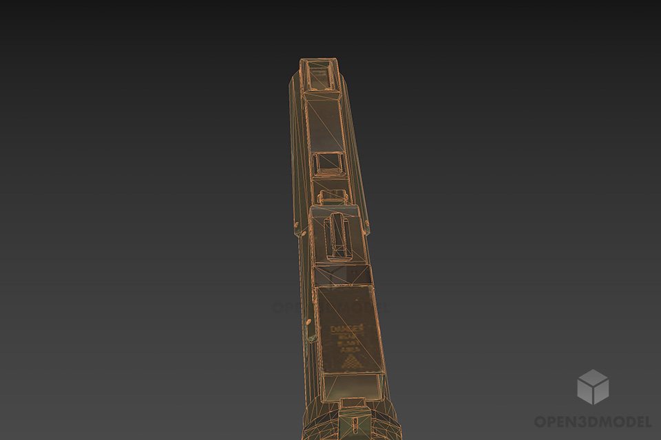 Ww2 Rocket Launcher 3d model 3