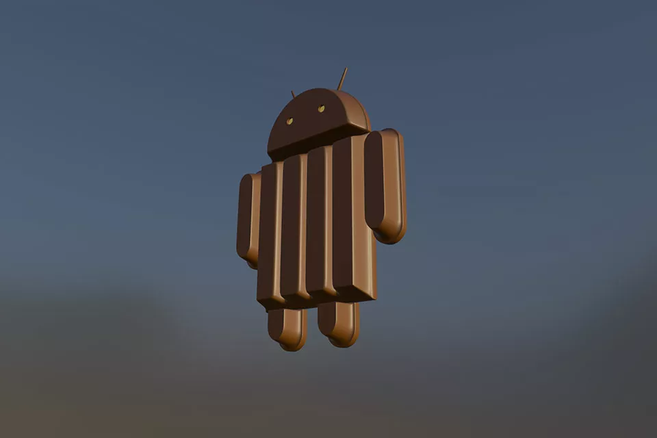 Android Kitkat Character 3d model Android Kitkat Character 3d model
