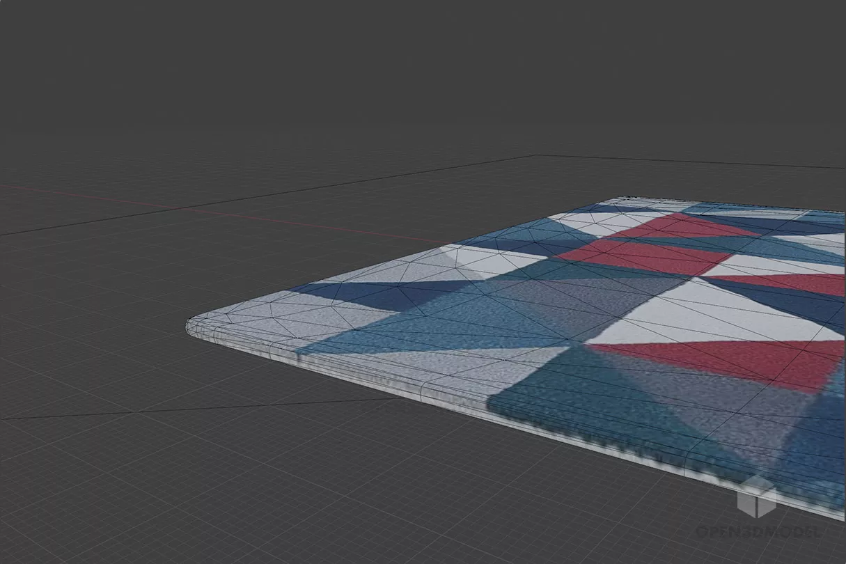 Henrik Wool Rug Floor Fug 3d model 2