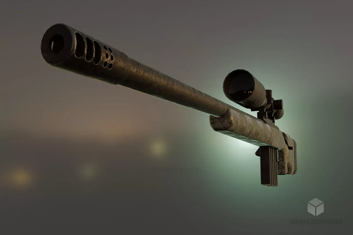 Gun Mwr Usp45 3d model