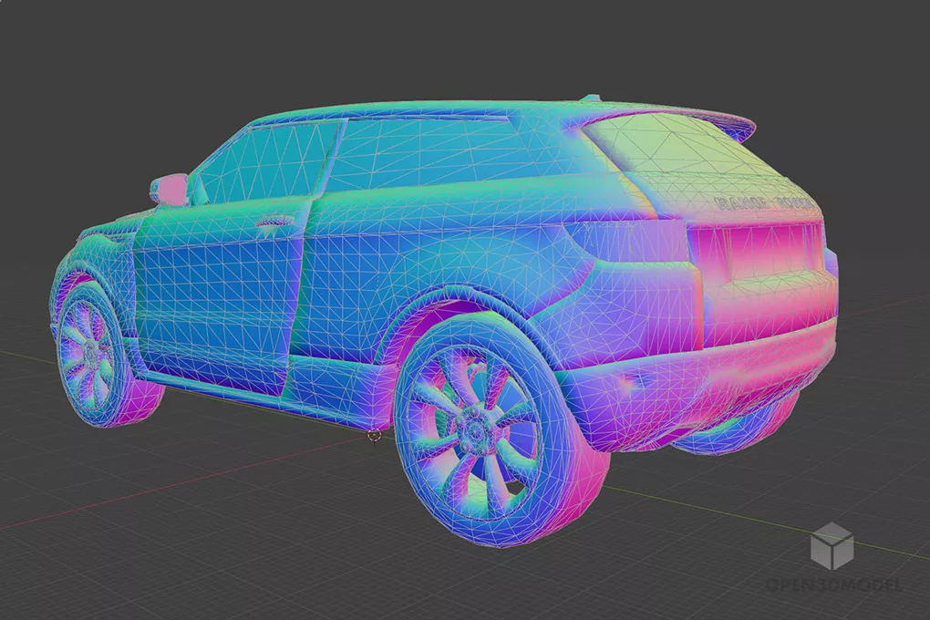 Range Rover Evoque, Suv Car 3d model 2
