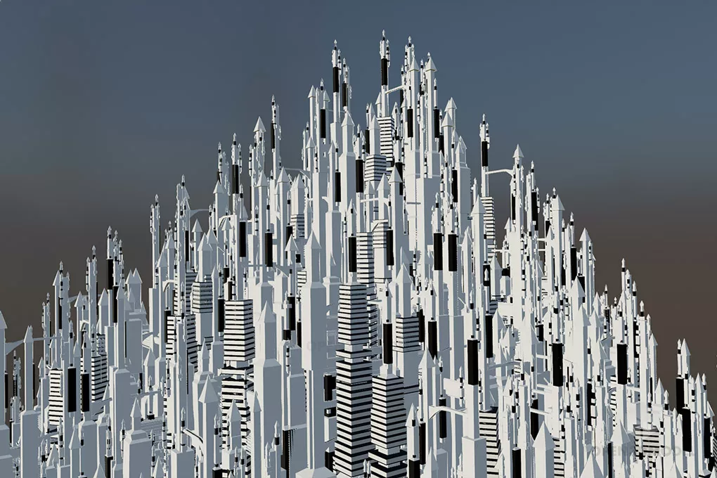 The Hive City Building Free 3d Model - .Blend, .Fbx - Open3dModel