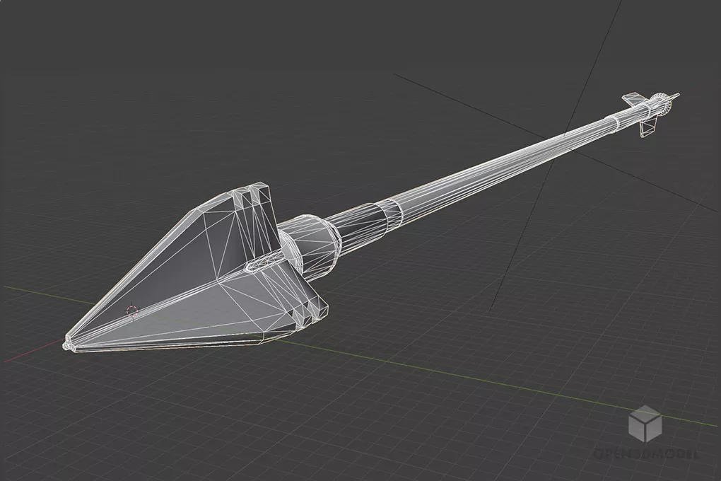 Arrow Vintage Weapon Free 3d Model - .Blend, .C4d, .Dae, .Fbx, .Obj ...