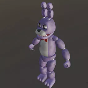 Bonnie Cartoon Character 3d model