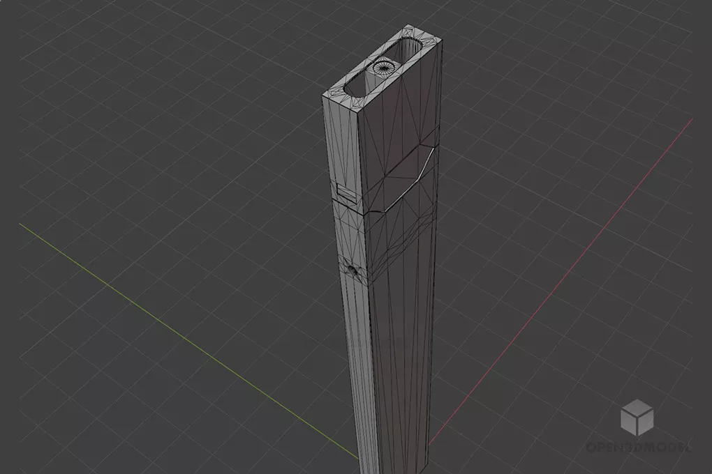 Minimal Garden Lamp 3d model 2