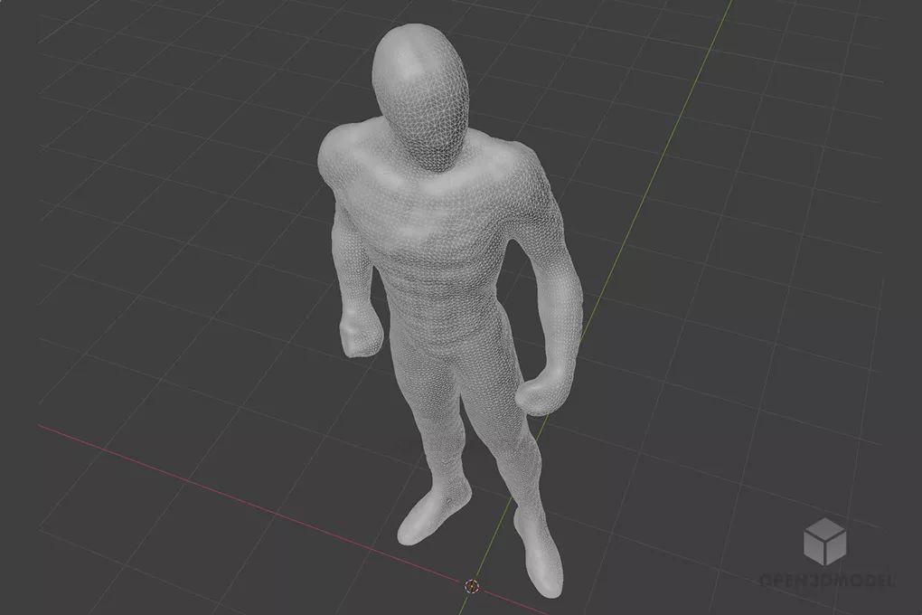 Low Poly Spiderman Character 3d model 2